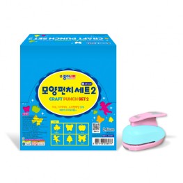 모양펀치세트(대)-2혼합6종