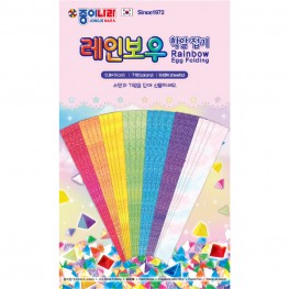 레인보우학알접기