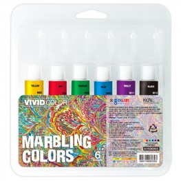 12ml 6색 마블링