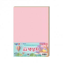100매A4색상지(파스텔)