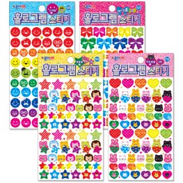1000홀로그램스티커(4종)